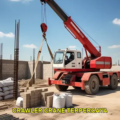 Crawler Crane dalam Erection Girder Jalan Tol di Sekitar Malioboro